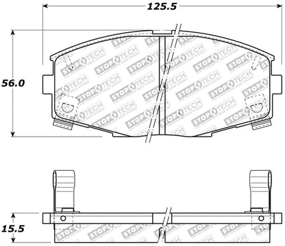StopTech Performance 87-92 MK3 Supra Front Brake Pads