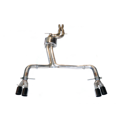AWE Tuning Audi B8.5 S4 3.0T Track Edition Exhaust - Diamond Black Tips (102mm)