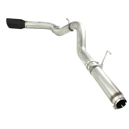 aFe MACHForce XP 5in DPF-Back 409SS Exhaust Dodge Diesel Trucks 07.5-12 L6-6.7L (td) Black Tip