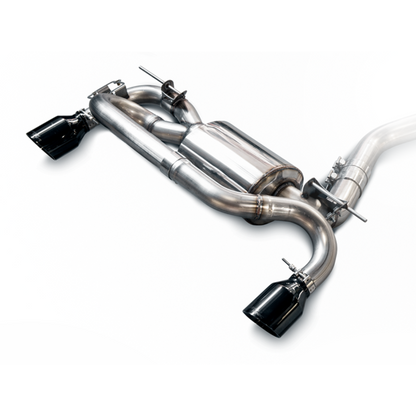 AWE Tuning BMW F22 M235i / M240i Touring Edition Axle-Back Exhaust - Diamond Black Tips (102mm)