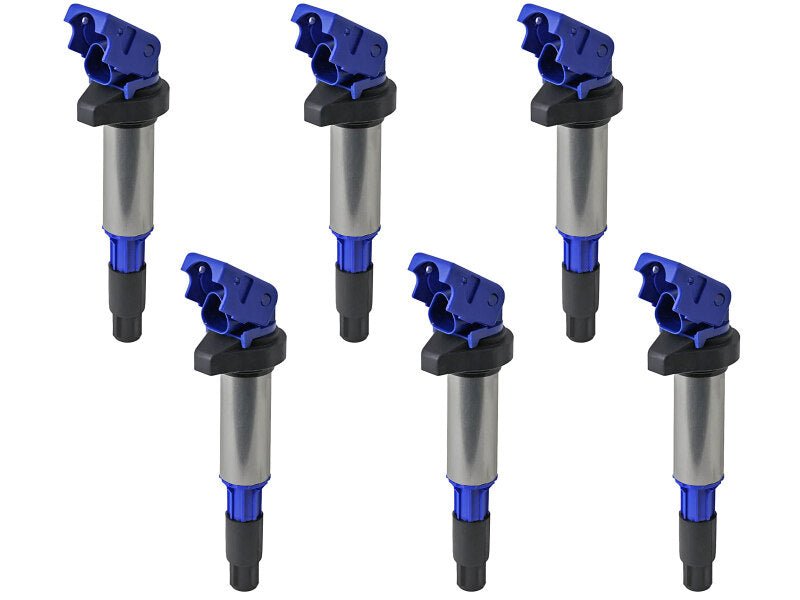 aFe 01 - 06 BMW 325Ci E46 Scorcher High - Performance Ignition Coil (6 Pack) - In - Line Modules - aFe