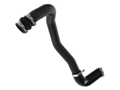 aFe 08 - 10 Ford Trucks V8 - 6.4L (td) BladeRunner 3 IN Aluminum Hot Charge Pipe - Black - Intercoolers - aFe