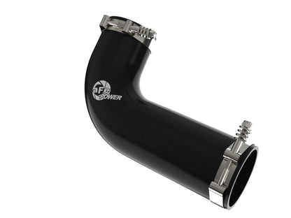 aFe 08 - 10 Ford Trucks V8 - 6.4L (td) BladeRunner 3 IN Aluminum Hot Charge Pipe - Black - Intercoolers - aFe