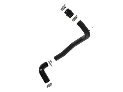 aFe 08 - 10 Ford Trucks V8 - 6.4L (td) BladeRunner 3 IN Aluminum Hot Charge Pipe - Black - Intercoolers - aFe