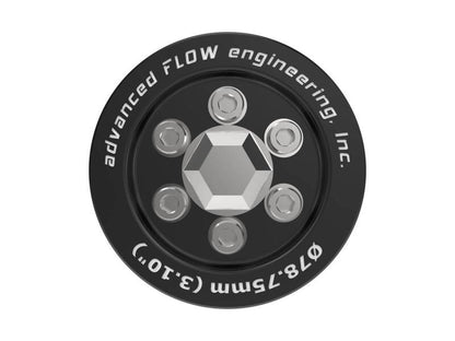 aFe 15 - 23 Dodge Challenger / 15 - 23 Dodge Charger SRT Hellcat 3.10in Supercharger Power Pulley Kit - Pulleys - Crank, Underdrive - aFe