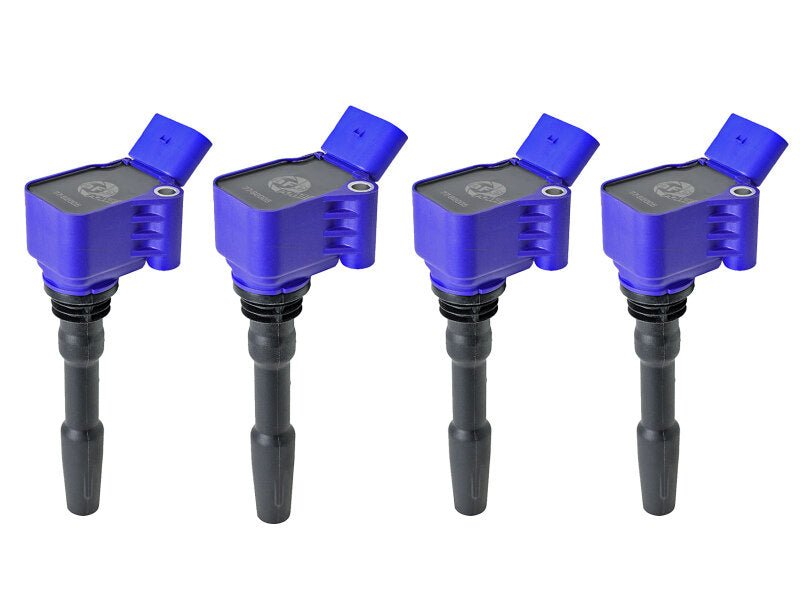 aFe 17 - 20 Audi A3 / 15 - 20 Audi A4 Scorcher High - Performance Ignition Coil (4 Pack) - In - Line Modules - aFe