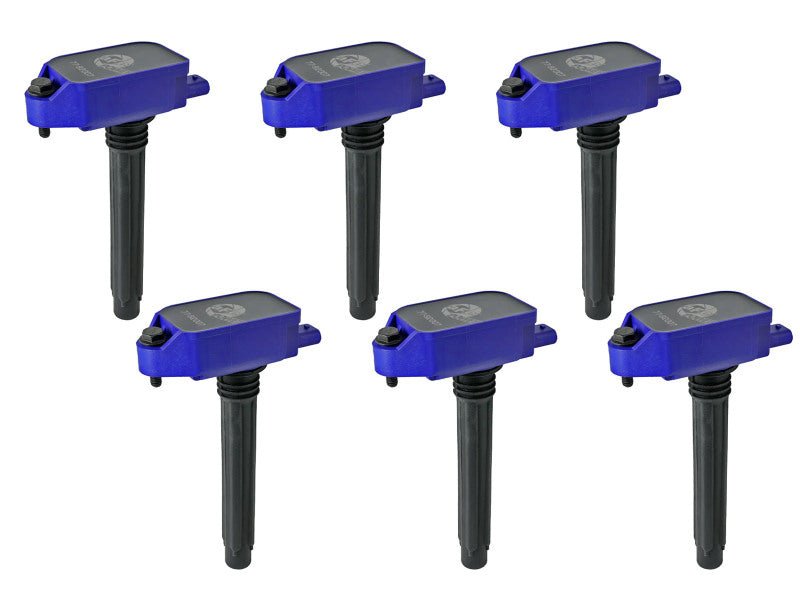 aFe 18 - 24 Jeep Wrangler JL V6 3.6L / 20 - 22 RAM 1500 V6 3.6L SCORCHER Ignition Coil - Set of 6 - Stock Replacement Ignition - aFe