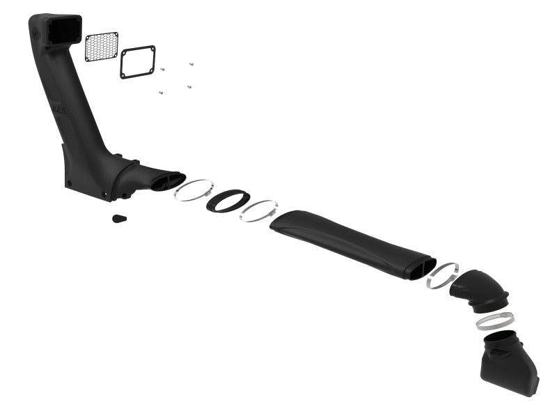 aFe 18 - 25 Jeep Wrangler / Gladiator L4/V6 Dynamic Air Scoop (D.A.S) Snorkel - Air Intake Components - aFe