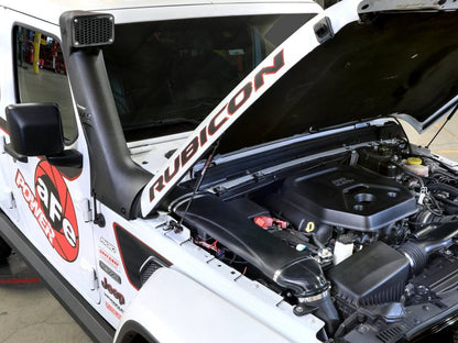 aFe 18 - 25 Jeep Wrangler / Gladiator L4/V6 Dynamic Air Scoop (D.A.S) Snorkel - Air Intake Components - aFe