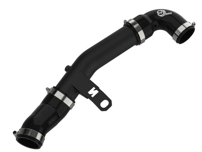 aFe 19 - 22 Hyundai Veloster N L4 2.0L (t) BladeRunner 2 - 1/2in Aluminum Hot Charge Pipe - Black - Intercoolers - aFe