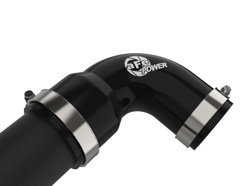 aFe 19 - 22 Hyundai Veloster N L4 2.0L (t) BladeRunner 2 - 1/2in Aluminum Hot Charge Pipe - Black - Intercoolers - aFe