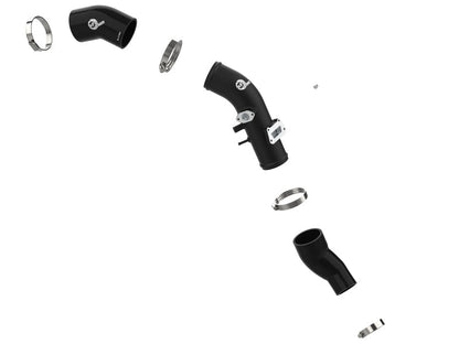 aFe 19 - 22 Hyundai Veloster N L4 2.0L (t) BladeRunner 2 - 3/4in Aluminum Cold Charge Pipe - Black - Intercoolers - aFe