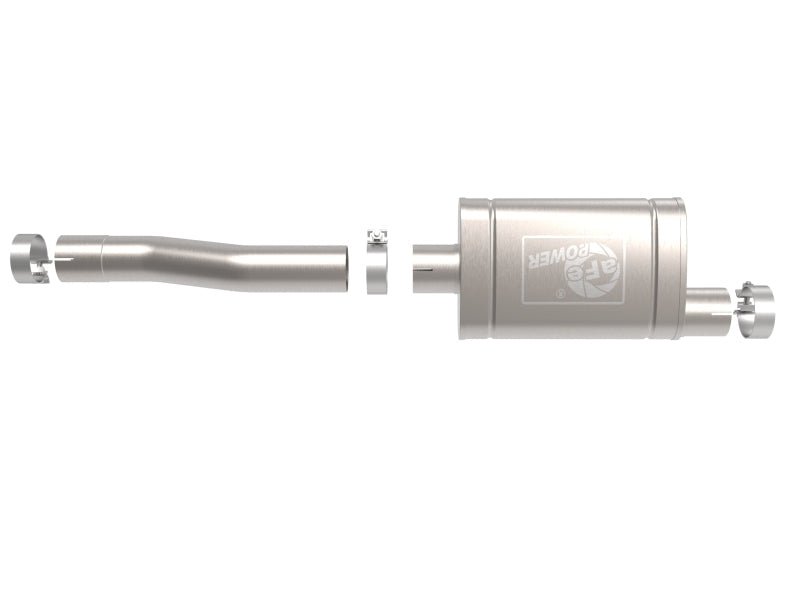 aFe 20 - 21 GM Trucks (V8 - 6.2L) 409 Stainless Steel Muffler Upgrade Pipe - Catback - aFe