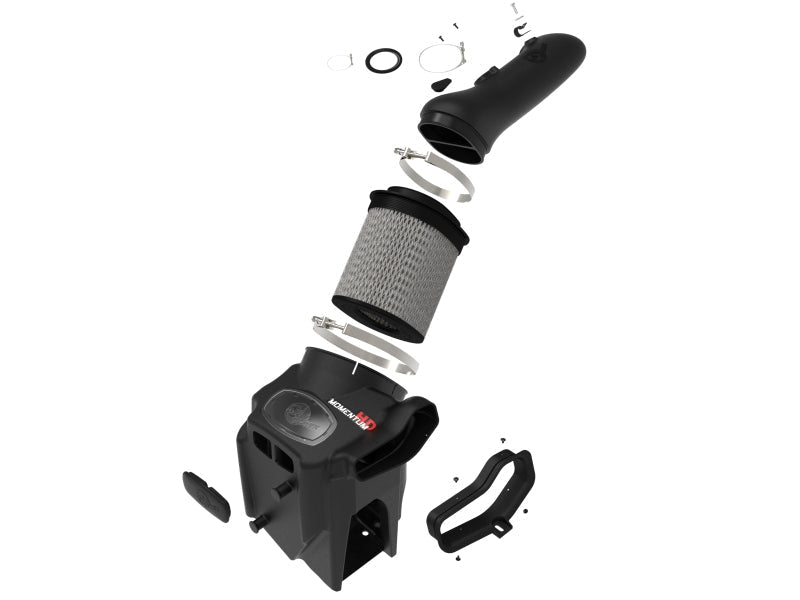 aFe 20 - 24 Ford Diesel Trucks V8 - 6.7L (td) Momentum HD Cold Air Intake System w/ Pro DRY S Filter - Cold Air Intakes - aFe