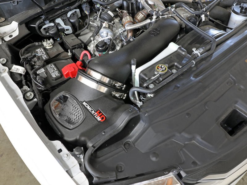 aFe 20 - 24 Ford Diesel Trucks V8 - 6.7L (td) Momentum HD Cold Air Intake System w/ Pro DRY S Filter - Cold Air Intakes - aFe