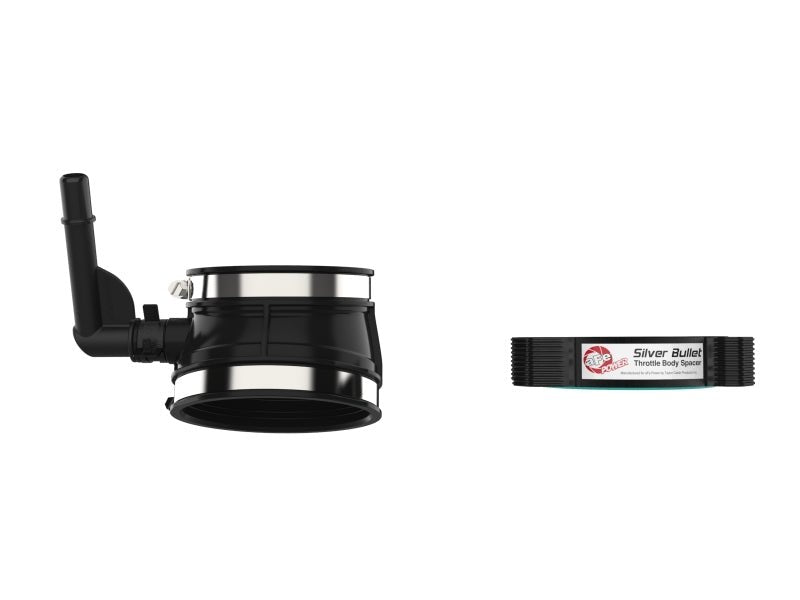aFe 2020 Vette C8 Silver Bullet Aluminum Throttle Body Spacer / Works With Factory Intake Only - Blk - Throttle Body Spacers - aFe