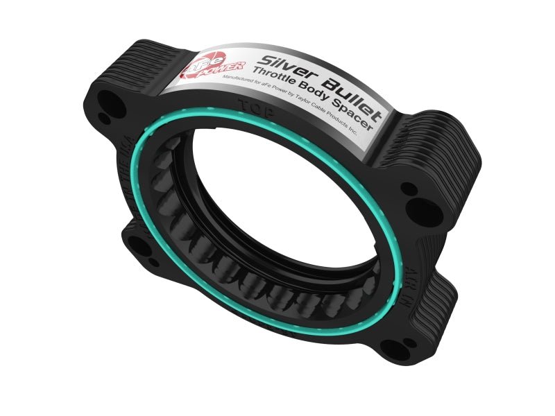 aFe 2020 Vette C8 Silver Bullet Aluminum Throttle Body Spacer / Works With Factory Intake Only - Blk - Throttle Body Spacers - aFe