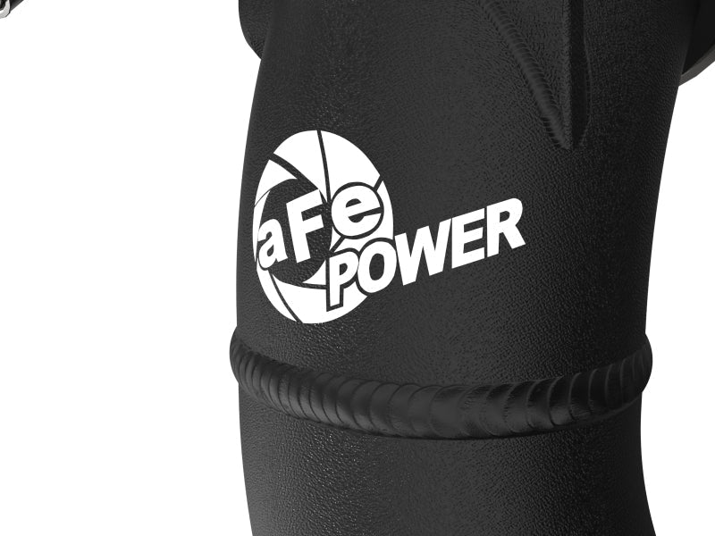 aFe 2022 Toyota Tundra V6 - 3.5L (tt) BladeRunner 2.5in Aluminum Hot Charge Pipe - Black - Intercoolers - aFe
