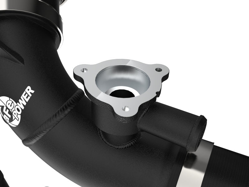 aFe 2022 Toyota Tundra V6 - 3.5L (tt) BladeRunner 2.5in Aluminum Hot Charge Pipe - Black - Intercoolers - aFe