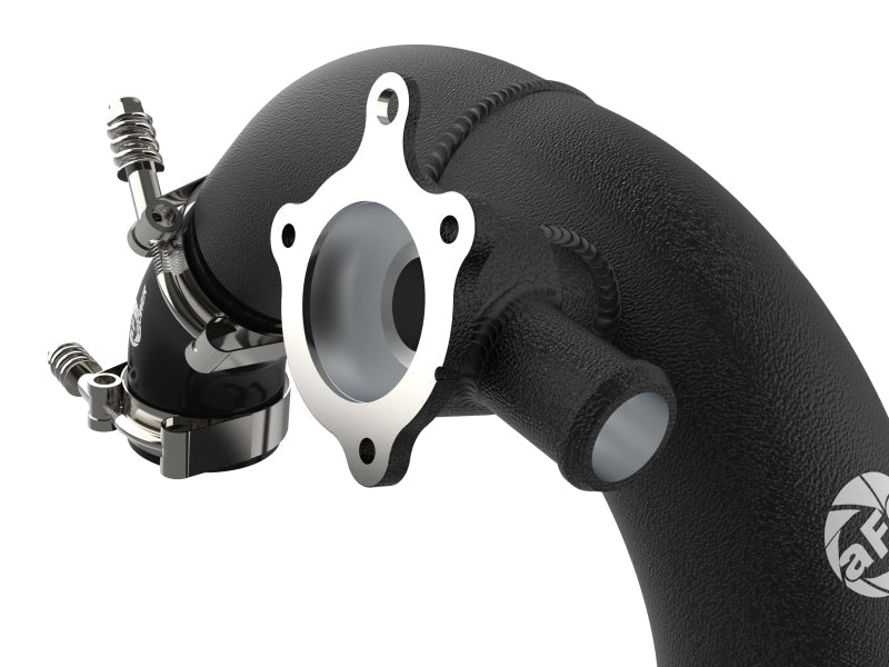 AFE 21 - 22 Ford Bronco L4 - 2.3L (t) BladeRunner Alum Hot/Cold Charge Pipe Kit - Black - Intercoolers - aFe