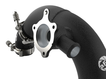 AFE 21 - 22 Ford Bronco L4 - 2.3L (t) BladeRunner Alum Hot/Cold Charge Pipe Kit - Black - Intercoolers - aFe