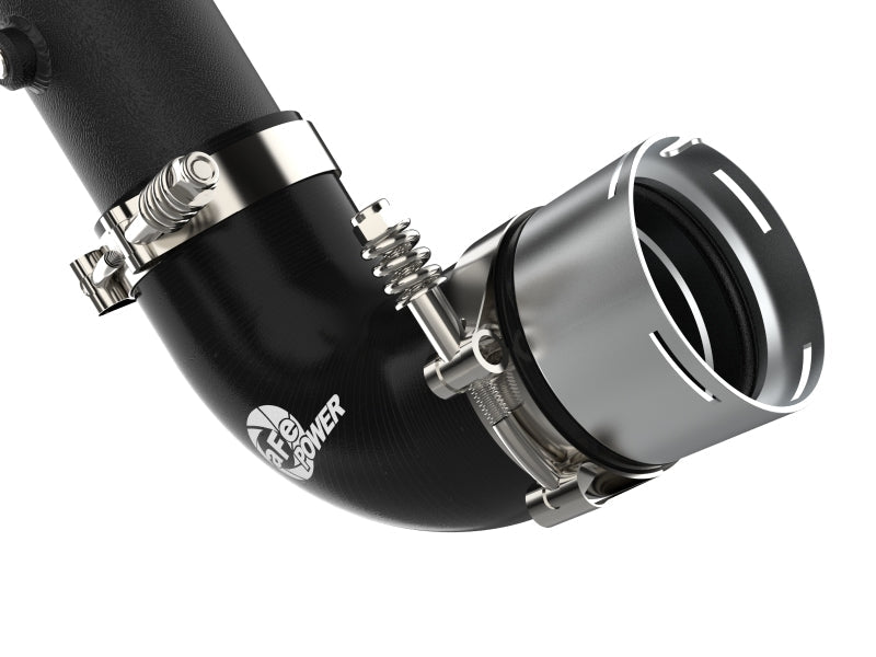 AFE 21 - 22 Ford Bronco L4 - 2.3L (t) BladeRunner Alum Hot/Cold Charge Pipe Kit - Black - Intercoolers - aFe