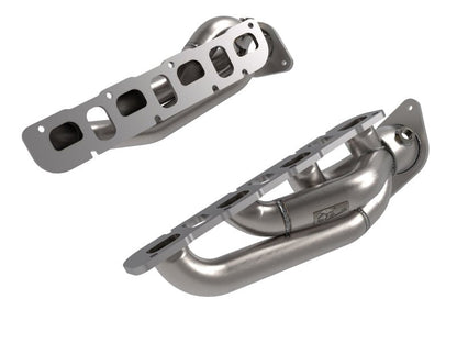 aFe 21 - 22 Jeep Wrangler 392 Twisted Steel Header 1 - 7/8 IN to 2 - 3/4 IN 304 w/ Raw Finish - Headers & Manifolds - aFe