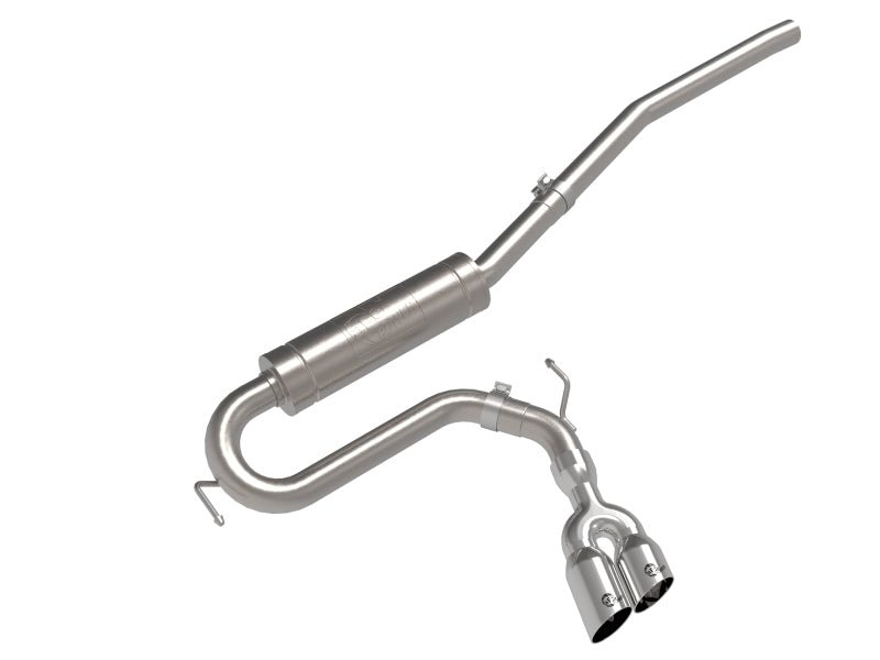 aFe 22 - 23 Ford Maverick EcoBoost L4 2.0L(t) Rebel Series 2 - 1/2in 304 SS Cat - Back w/ Polished Tip - Catback - aFe
