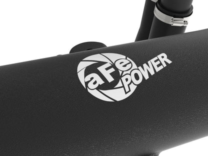 aFe 22 - 24 Ford Bronco Raptor BladeRunner 2 - 1/4in Aluminum Hot Charge Pipe Black - Intercoolers - aFe