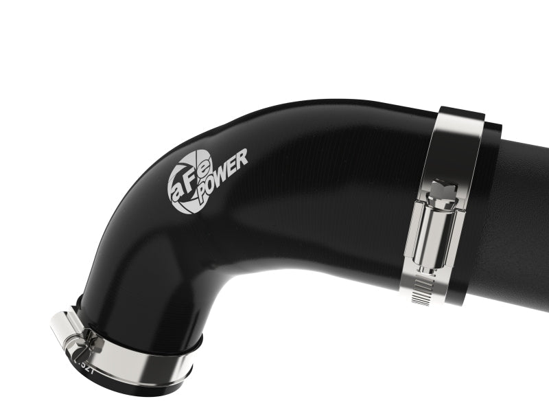 aFe 22 - 24 Ford Bronco Raptor BladeRunner 2 - 1/4in Aluminum Hot Charge Pipe Black - Intercoolers - aFe