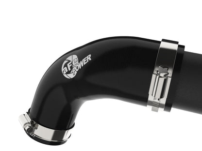 aFe 22 - 24 Ford Bronco Raptor BladeRunner 2 - 1/4in Aluminum Hot Charge Pipe Black - Intercoolers - aFe