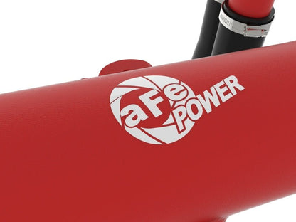 aFe 22 - 24 Ford Bronco Raptor BladeRunner Aluminum Hot and Cold Charge Pipe Kit Red - Intercoolers - aFe