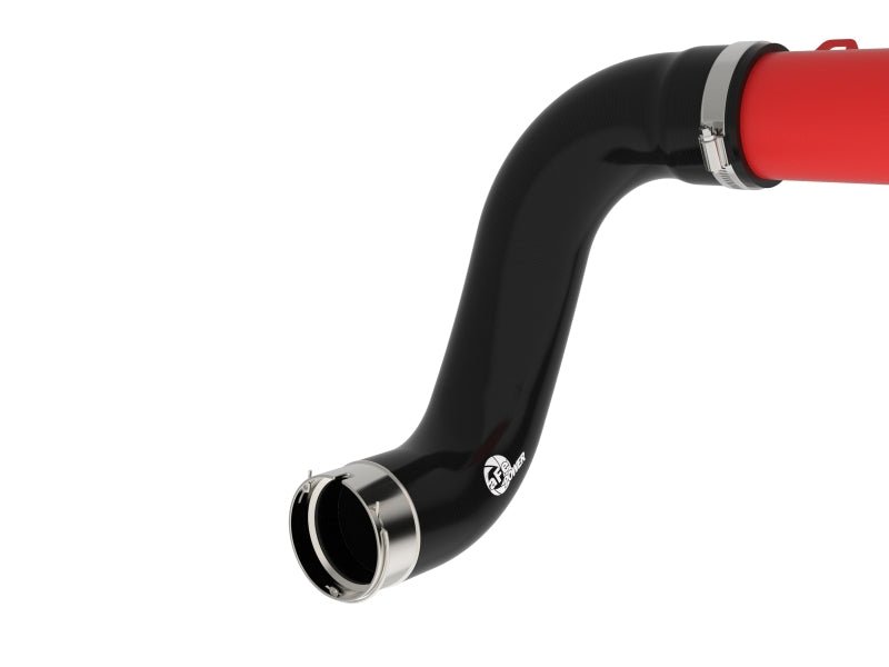 aFe 22 - 24 Ford Bronco Raptor BladeRunner Aluminum Hot and Cold Charge Pipe Kit Red - Intercoolers - aFe