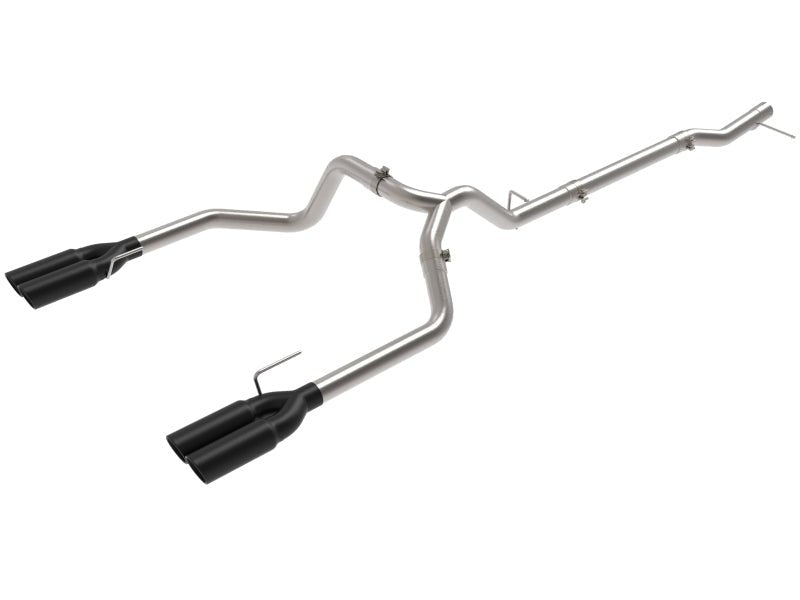 aFe 23 - 24 GM Trucks L6 - 3.0L (td) LZ0 Vulcan Series 3in 304 SS DPF - Back Exhaust System w/ Black Tip - DPF Back - aFe