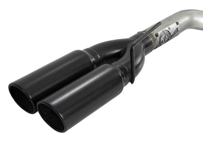 aFe 23 - 24 GM Trucks L6 - 3.0L (td) LZ0 Vulcan Series 3in 304 SS DPF - Back Exhaust System w/ Black Tip - DPF Back - aFe