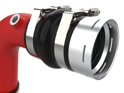aFe 23 - 25 Ford F250/F350 Super Duty V8 - 6.7L BladeRunner Aluminum Hot & Cold Charge Pipe Kit - Red - Intercoolers - aFe