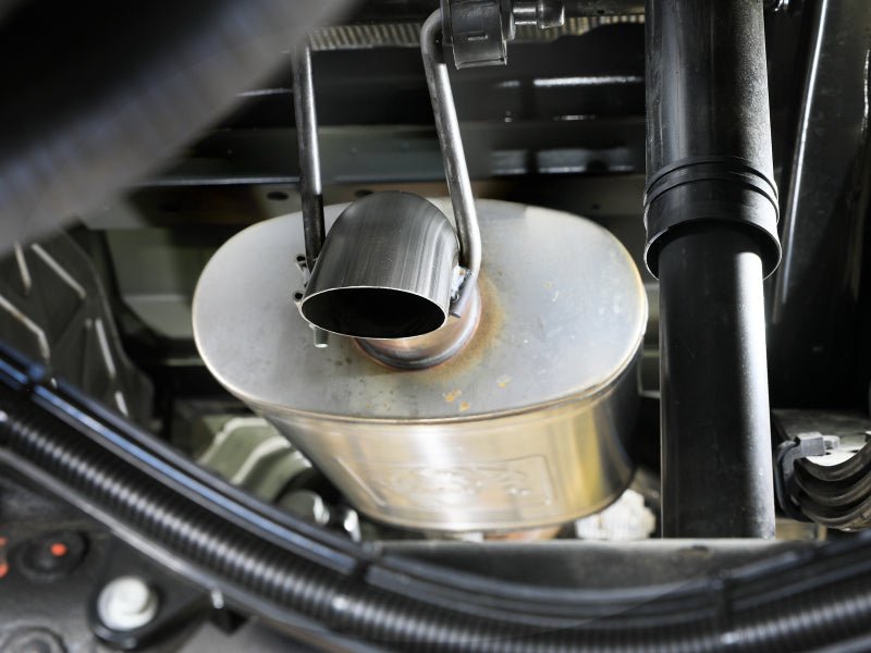 aFe 23-25 GM Colorado/Canyon L4-2.7L (t) ROCK BASHER 3 IN 409 Stainless Steel Cat-Back Exhaust-Catback-aFe