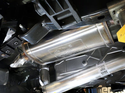 aFe 23-25 GM Colorado/Canyon L4-2.7L (t) ROCK BASHER 3 IN 409 Stainless Steel Cat-Back Exhaust-Catback-aFe