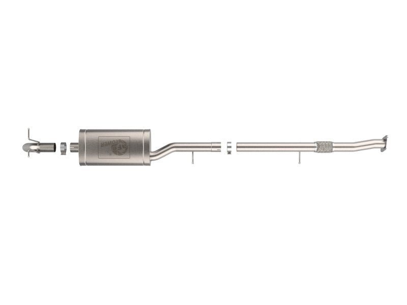 aFe 23-25 GM Colorado/Canyon L4-2.7L (t) ROCK BASHER 3 IN 409 Stainless Steel Cat-Back Exhaust-Catback-aFe