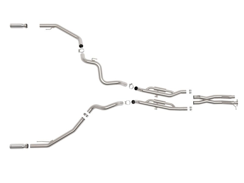 aFe 24 - 25 Ford Ranger Raptor Vulcan Series 3in 304 SS Cat - Back Exhaust w/ Polished Tips - Catback - aFe