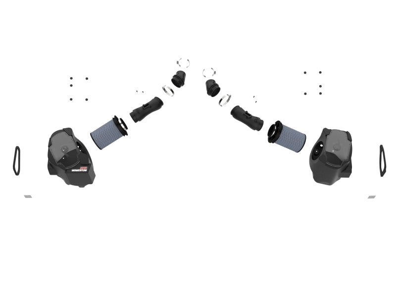 aFe 24 - 25 Lexus GX550 V6 - 3.4L Momentum GT Cold Air Intake System w/ Pro 5R Filters - Cold Air Intakes - aFe