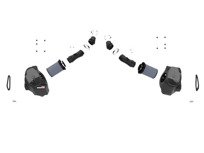 aFe 24 - 25 Lexus GX550 V6 - 3.4L Momentum GT Cold Air Intake System w/ Pro 5R Filters - Cold Air Intakes - aFe