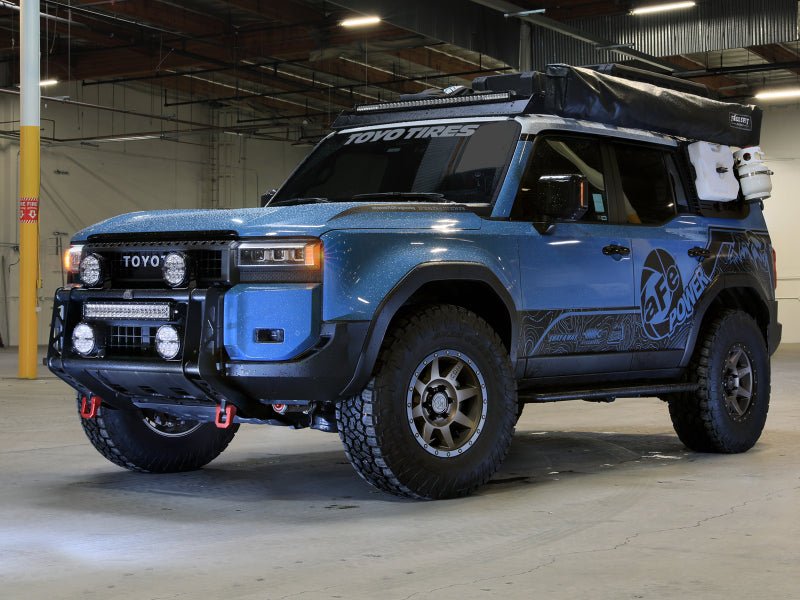 aFe 24 - 25 Toyota Land Cruiser (J250) POWER Terra Guard Bull Bar - Bull Bars - aFe