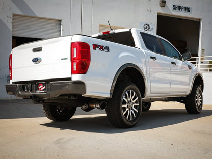 aFe Apollo GT Series 3in 409 SS Axle - Back Exhaust 2019 Ford Ranger 2.3L w/ Black Tips - Axle Back - aFe