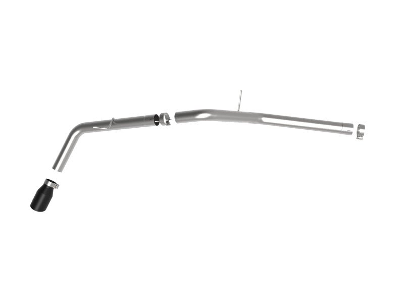 aFe Apollo GT Series 3in 409 SS Axle - Back Exhaust 2019 Ford Ranger 2.3L w/ Black Tips - Axle Back - aFe