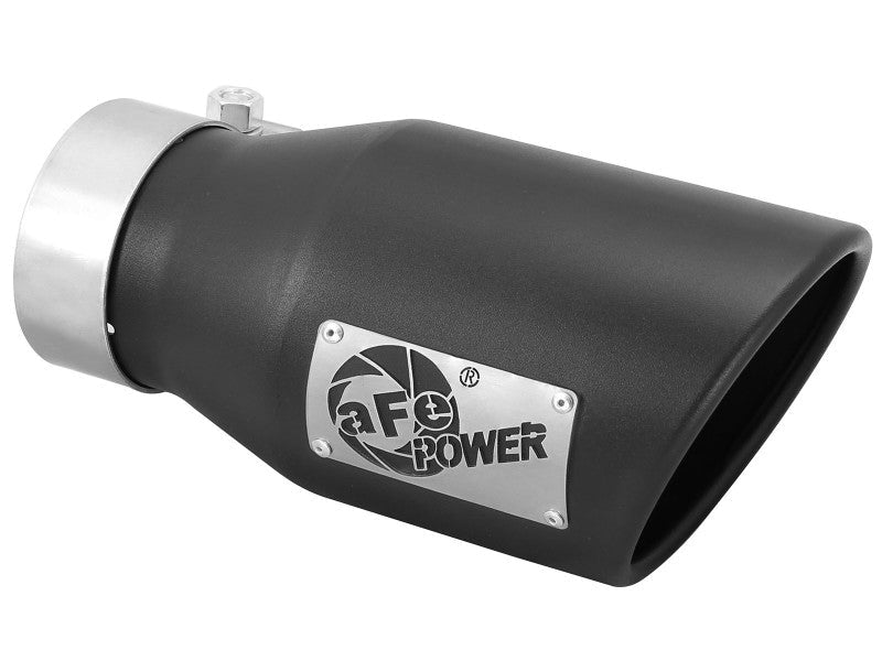 aFe Apollo GT Series 3in 409 SS Axle - Back Exhaust 2019 Ford Ranger 2.3L w/ Black Tips - Axle Back - aFe
