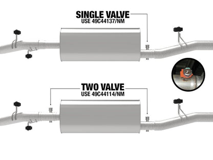 aFe Apollo GT Series 3in 409 SS Muffler Delete Pipe 2019 GM Silverado/Sierra 1500 V8 - 6.2L - Catback - aFe