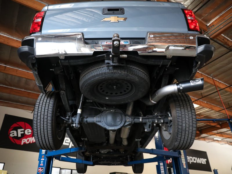 aFe Apollo GT Series 4in 409SS Cat Back Exh System Polished Tip 14 - 18GM Silverado 1500 V8 - 6.2L - Catback - aFe