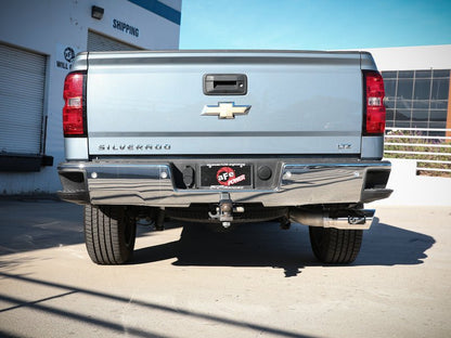 aFe Apollo GT Series 4in 409SS Cat Back Exh System Polished Tip 14 - 18GM Silverado 1500 V8 - 6.2L - Catback - aFe