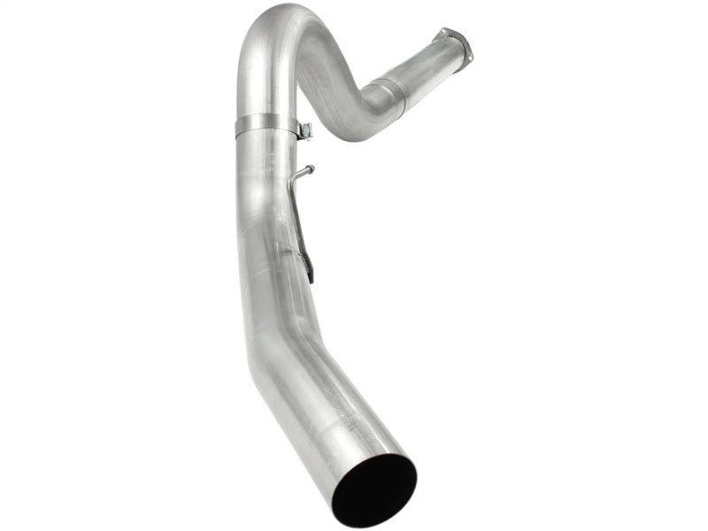 aFe Atlas 5in DPF - Back Aluminized Steel Exh Sys, Ford Diesel Trucks 11 - 14 v8 - 6.7L (td) No tip - DPF Back - aFe